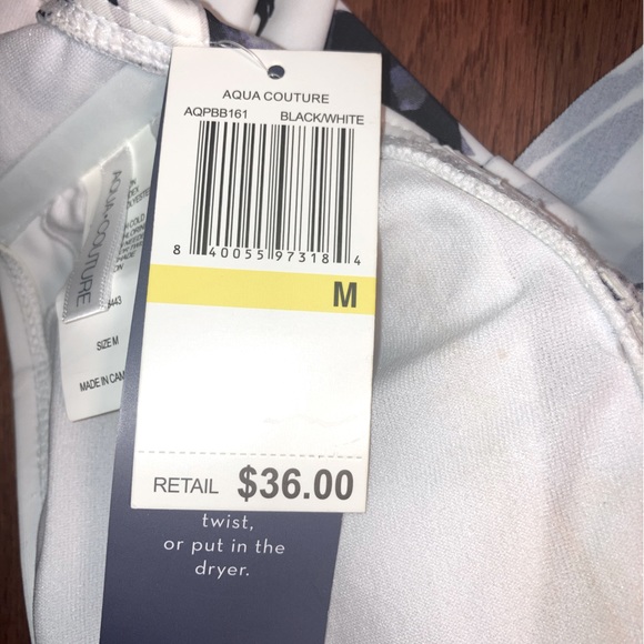 Aqua Couture bathing suit. New with tags. Gorgeous floral print. Fits amazing. - Picture 7 of 10